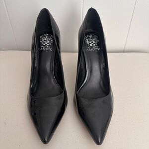 Vince Camuto Sariela Black Patent Heels